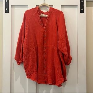 free people summer daydream button down